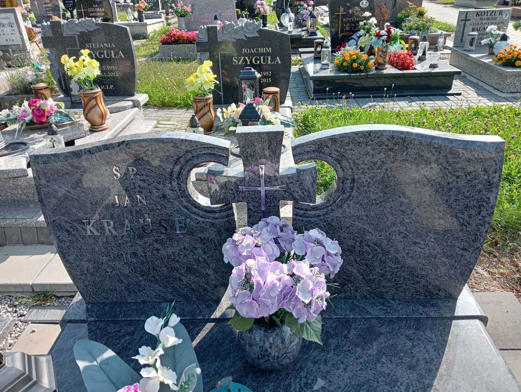 Jan KRAUSE 1957 Rudziniec - Grobonet - Wyszukiwarka osób pochowanych