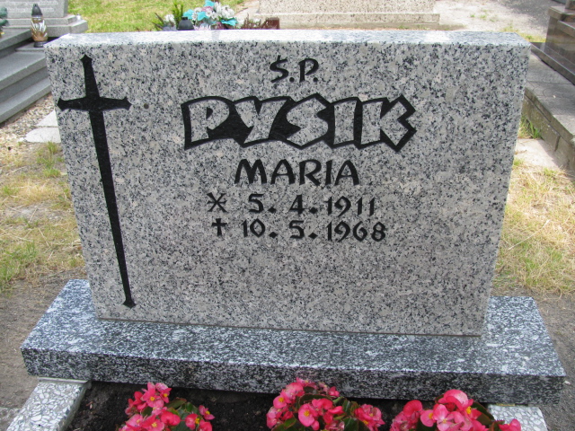 Maria Pysik 1911 Rudziniec - Grobonet - Wyszukiwarka osób pochowanych