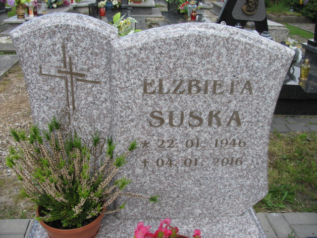 Elżbieta Suska 1946 Rudziniec - Grobonet - Wyszukiwarka osób pochowanych