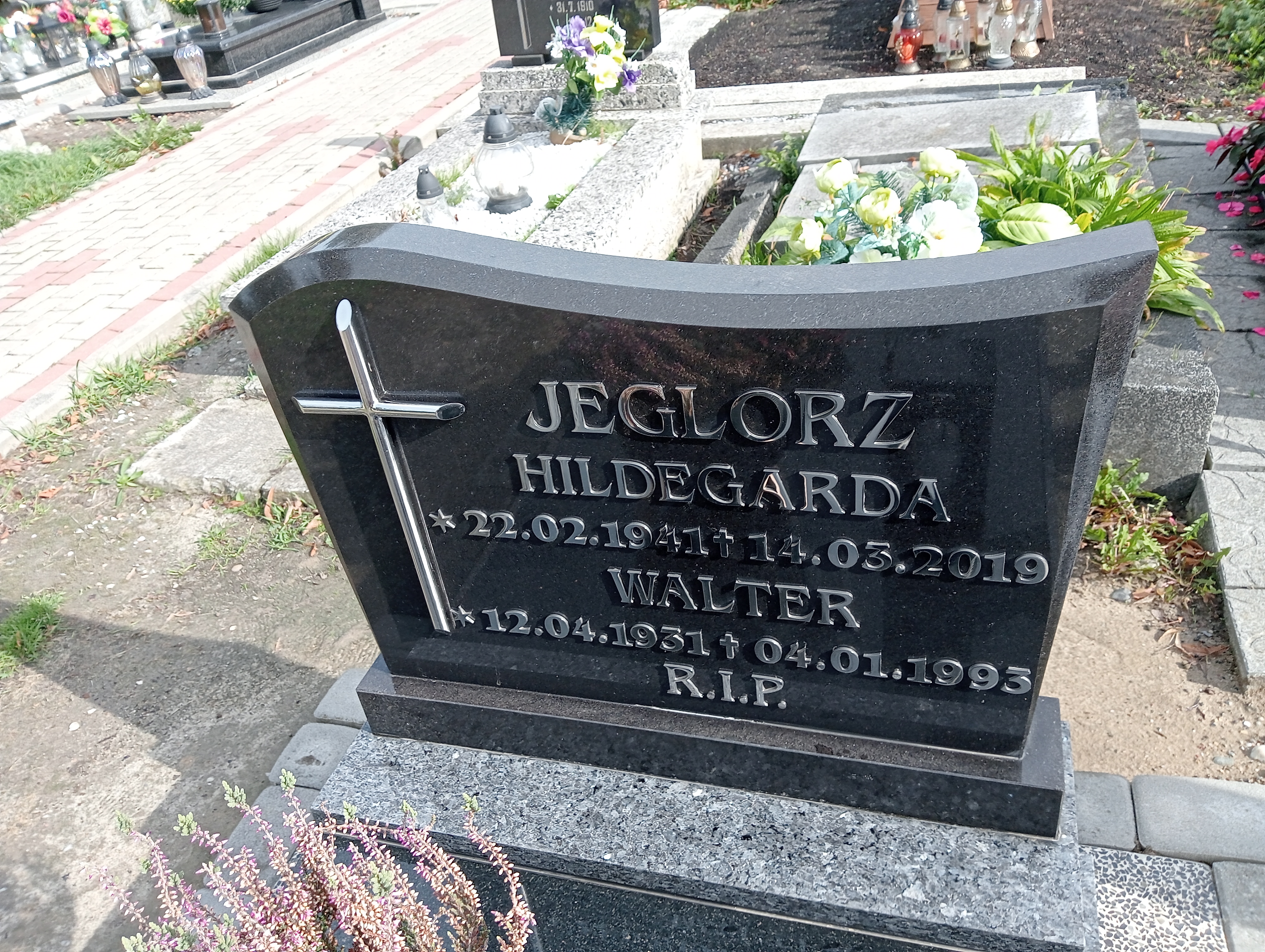 Walter Jeglorz 1931 Rudziniec - Grobonet - Wyszukiwarka osób pochowanych