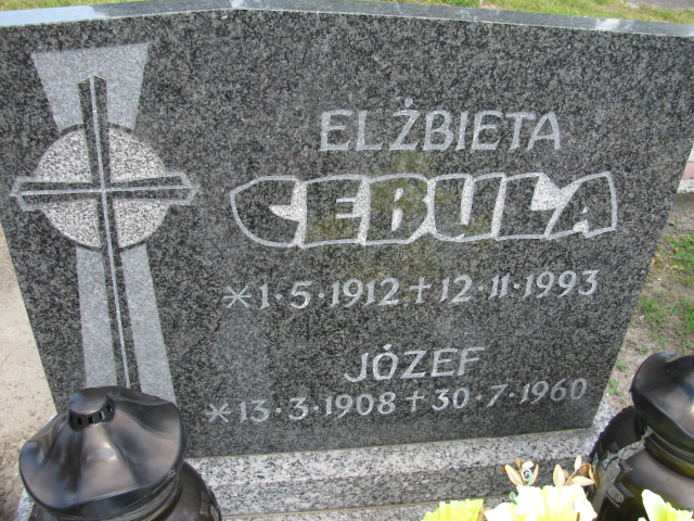 Elżbieta Cebula 1912 Rudziniec - Grobonet - Wyszukiwarka osób pochowanych